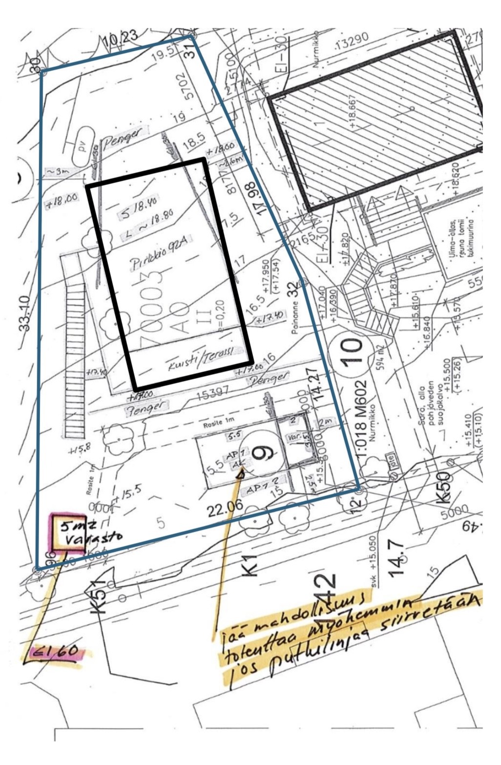 Asemapiirros luonnos